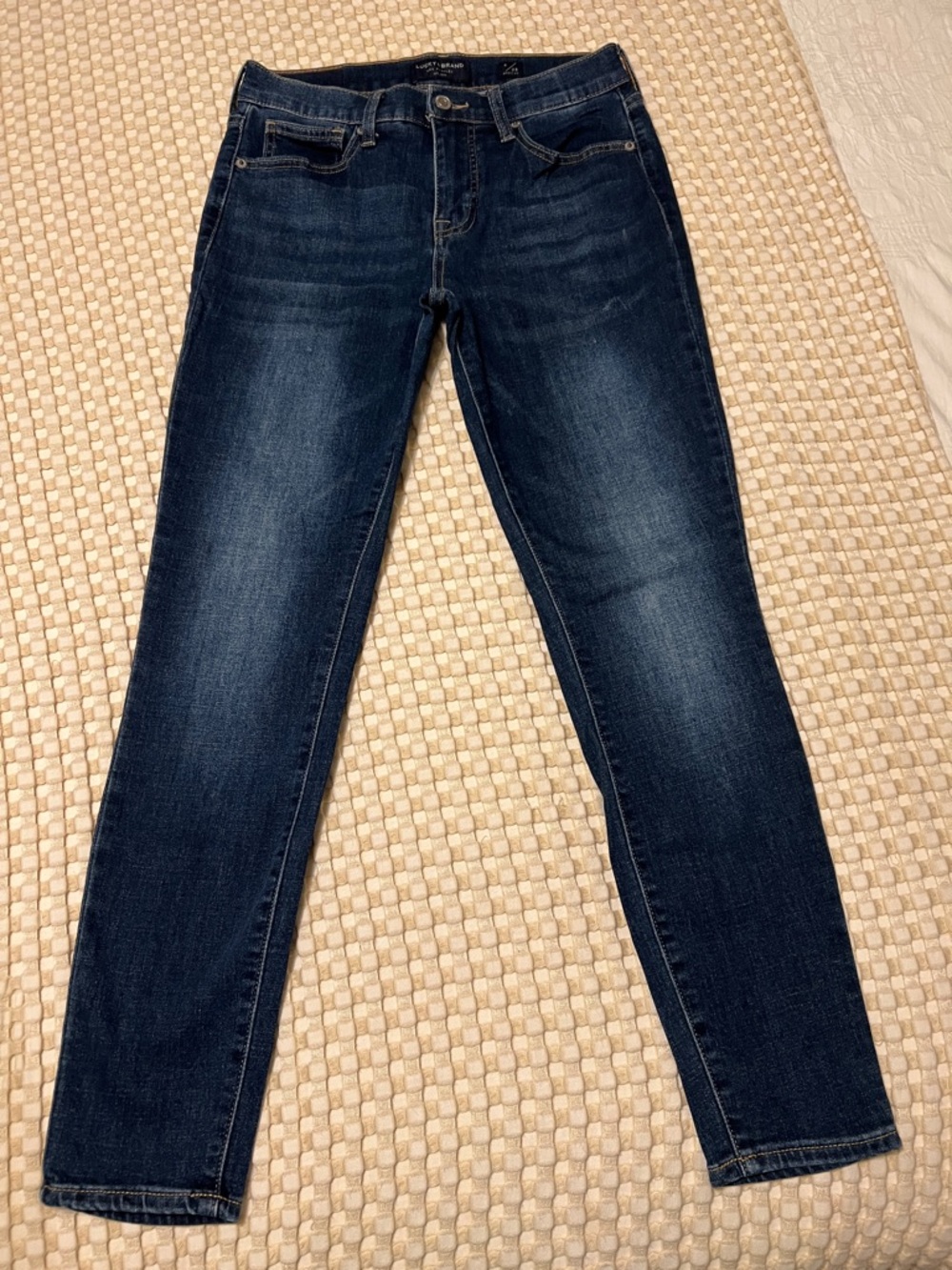 Lucky Brand Women's Dark Blue Ava Skinny Jeans